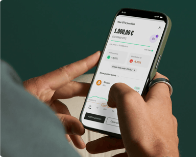 Cryptocurrency exchange mobile app